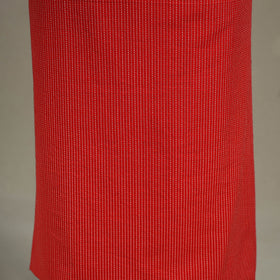 Red Unstitched Plain Cotton Kurta Material