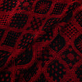 Velvet natural dyed fabric 10 - handcrafted