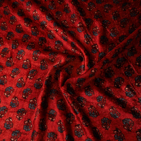 Velvet natural dyed hand fabric 17 - handcrafted