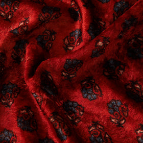 Velvet natural dyed hand fabric 17 - handcrafted