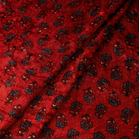 Velvet natural dyed hand fabric 17 - handcrafted