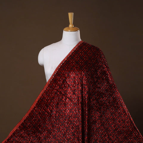 Velvet natural dyed hand fabric 03 - handcrafted