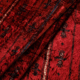 Velvet natural dyed hand fabric 25 - handcrafted