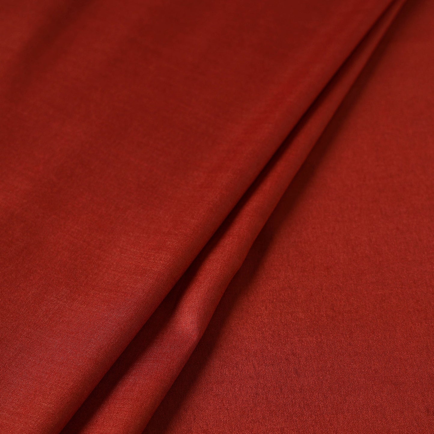 Red - vidarbha handloom plain tussar silk fabric 03
