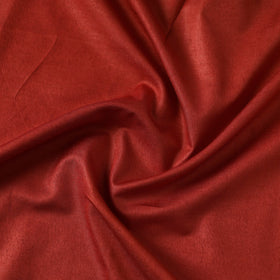 Red - vidarbha handloom plain tussar silk fabric 03