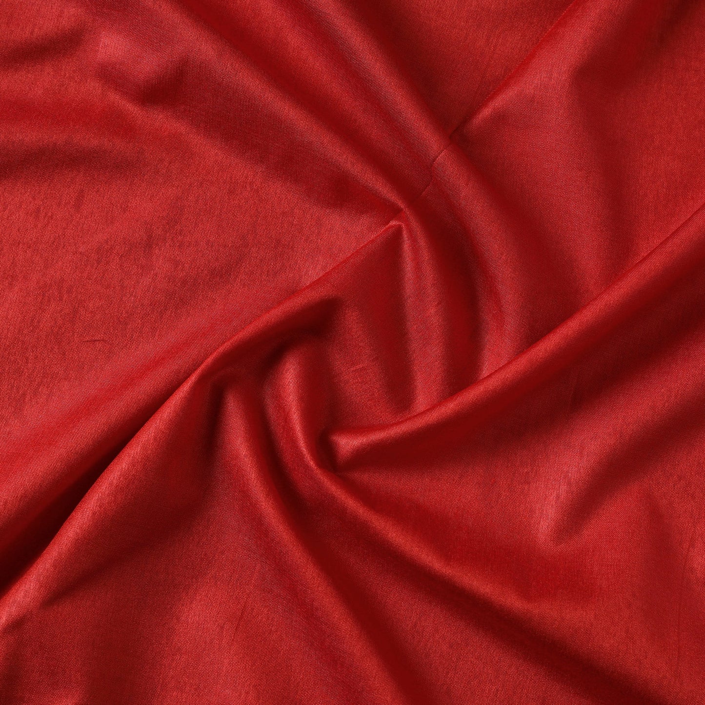 Red - vidarbha handloom plain tussar silk fabric 06