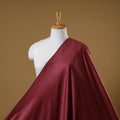 Red - vidarbha handloom plain tussar silk fabric 08