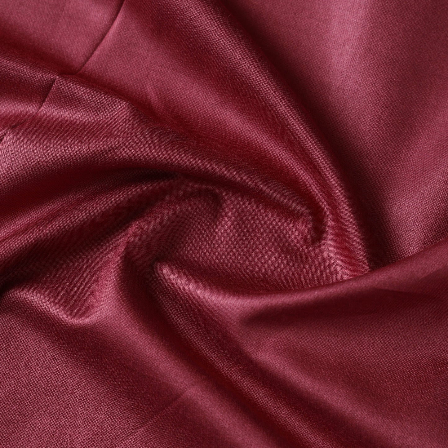 Red - vidarbha handloom plain tussar silk fabric 08