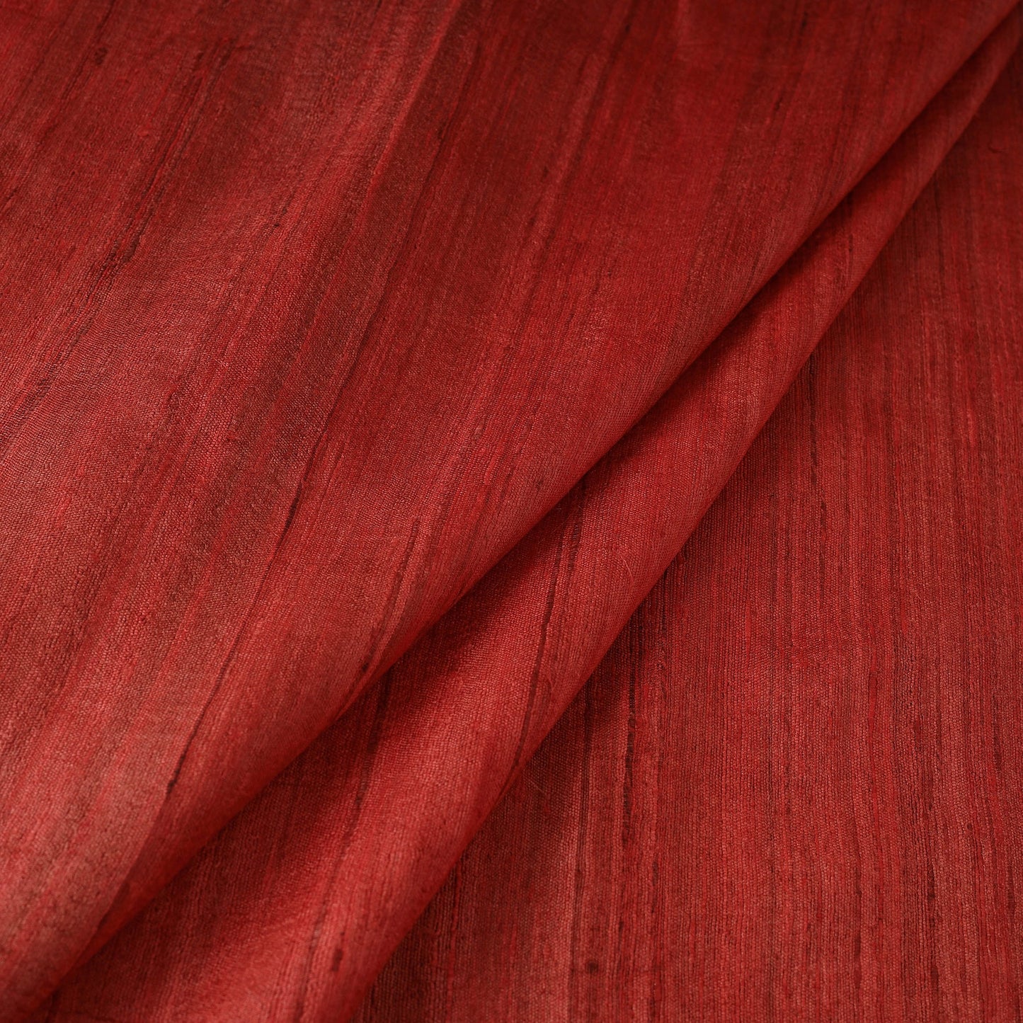 Red - vidarbha tussar x ghicha silk handloom fabric 04