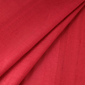 Red - vidarbha tussar x ghicha silk handloom fabric 12
