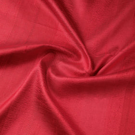 Red - vidarbha tussar x ghicha silk handloom fabric 12