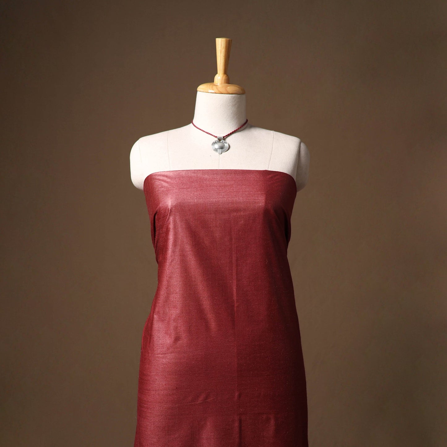 Vidarbha tussar x muga silk handloom plain 2pc unstitched