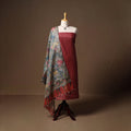 Vidarbha tussar x muga silk handloom plain 2pc unstitched