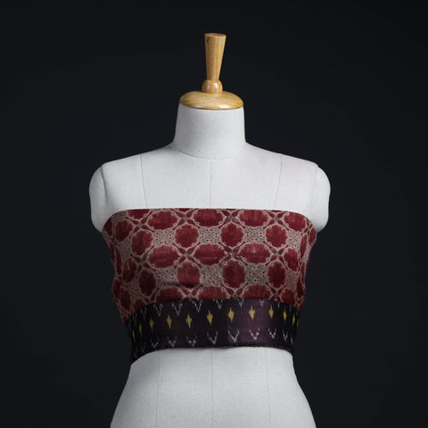 Red - woollen blouse piece 56 - handcrafted