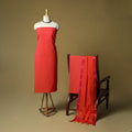 Zari buti jacquard cotton 3pc unstitched dress material 52
