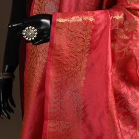 Zari work banarasi silk dupatta 30 - handcrafted