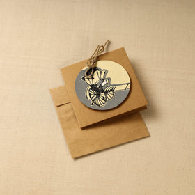 Rickshaw - Handpainted Handmade Paper Greeting Card