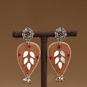 Riya mirror & ghungroo work gs fabart handmade earrings