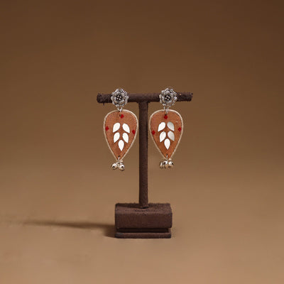 Riya mirror & ghungroo work gs fabart handmade earrings