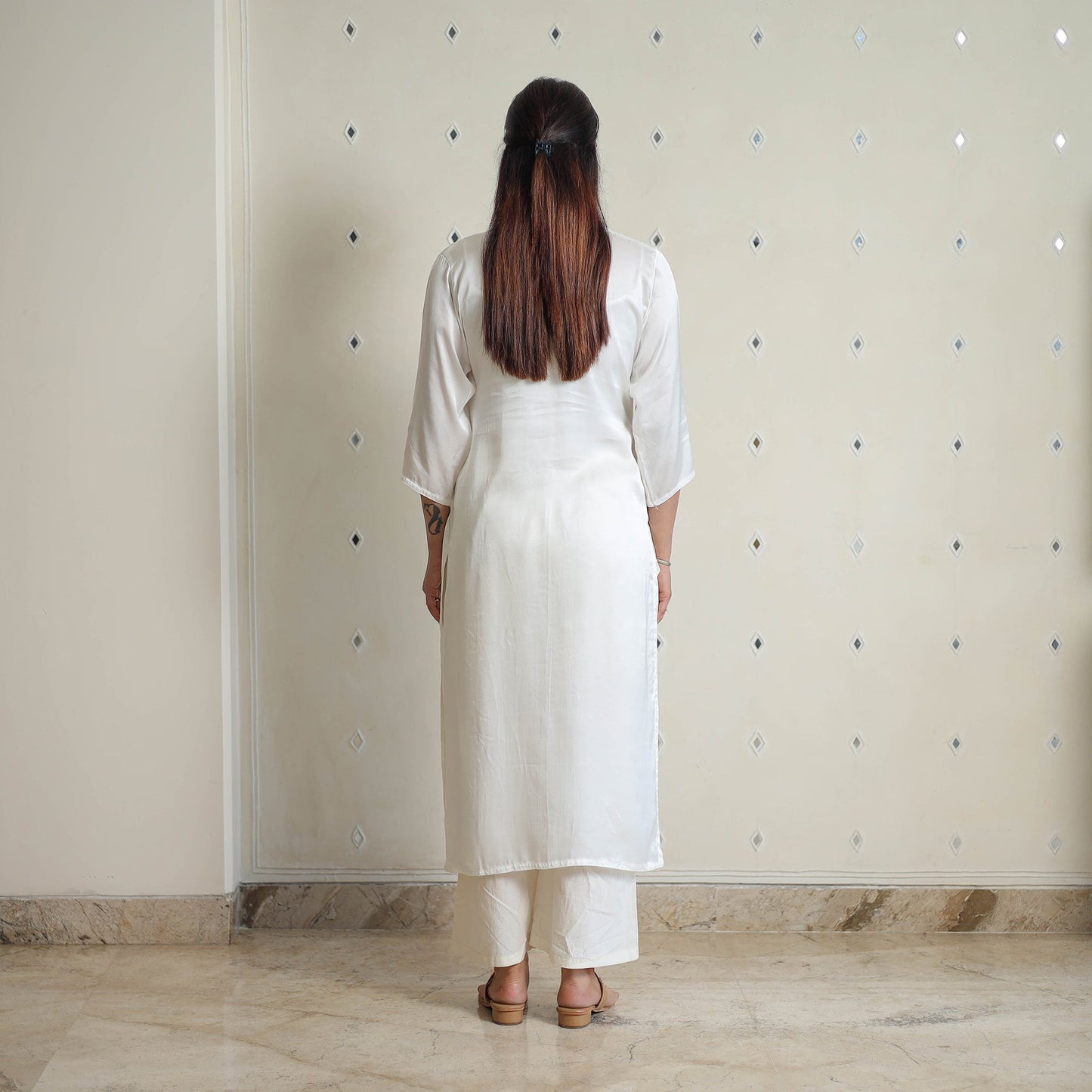 Buy Modal Silk Plain Kurta for Women Online in India