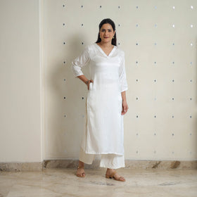 Buy Modal Silk Plain Kurta for Women Online in India