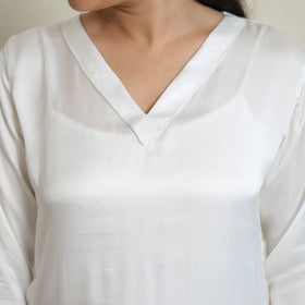 Buy Modal Silk Plain Kurta for Women Online in India