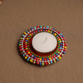 Round - handmade bangle tea light holder (set of 2)