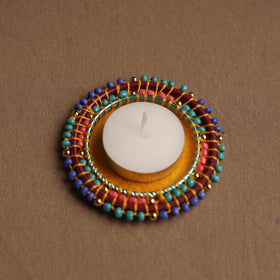 Round - handmade bangle tea light holder (set of 2)