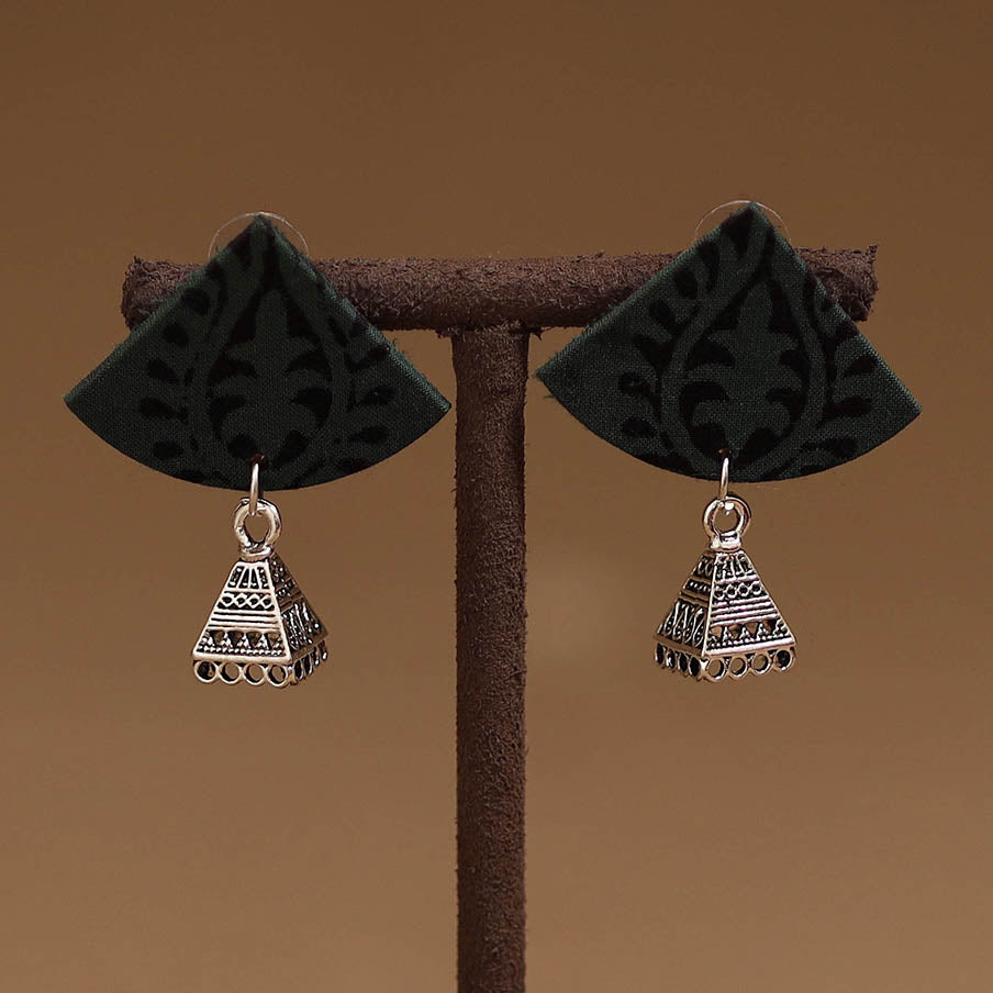 Ruhi gs fabart handmade earrings - handcrafted