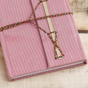  Fabric Cover Handmade Paper Notebook with Thread Lock Online at iTokri.com