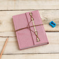  Fabric Cover Handmade Paper Notebook with Thread Lock Online at iTokri.com