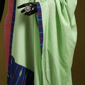 Running stitch with patchwork cotton dupatta 04