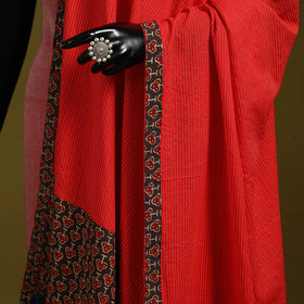 Running stitch with patchwork cotton dupatta 08