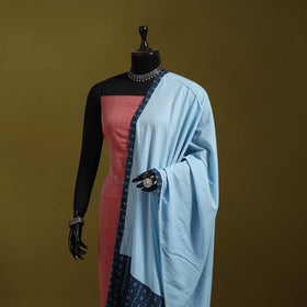 Running stitch with patchwork cotton dupatta 11