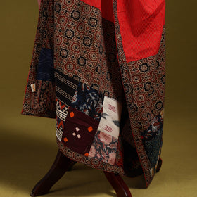 Running stitch with patchwork cotton dupatta 16