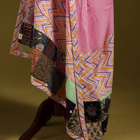 Running stitch with patchwork cotton dupatta 17