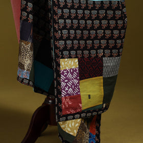 Running stitch with patchwork cotton dupatta 20