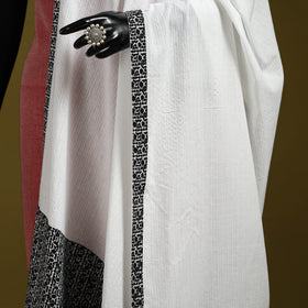 Running stitch with patchwork cotton dupatta 22