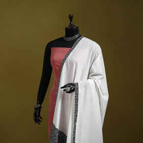 Running stitch with patchwork cotton dupatta 22