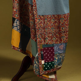 Running stitch with patchwork cotton dupatta 23