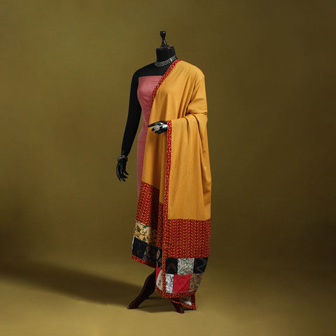 Running stitch with patchwork cotton dupatta 24