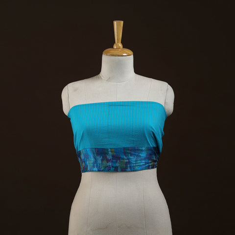 Running stitch plain cotton blouse piece 35 - handcrafted