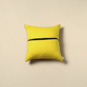 Running stitch plain cushion cover 24 - handcrafted