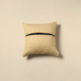 Running stitch plain cushion cover 25 - handcrafted