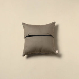 Running stitch plain cushion cover 27 - handcrafted