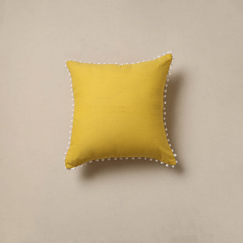 Running stitch plain cushion cover 60 - handcrafted