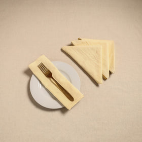 Running stitch table napkin (set of 4) 05 - handcrafted