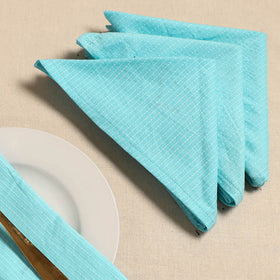 Running stitch table napkin (set of 4) 09 - handcrafted