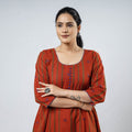 Buy Jacquard Cotton Long Kurta Online l iTokri.com