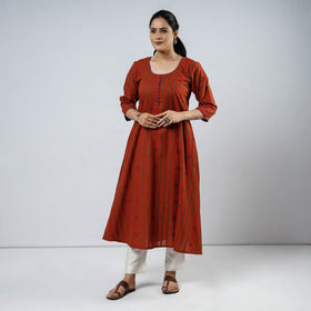 Buy Jacquard Cotton Long Kurta Online l iTokri.com